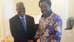 Magufuli na muhubiri TB Joshua