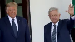 Donald Trump y López Obrador