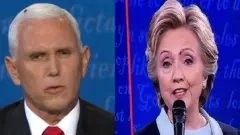 Con ruồi đậu trên đầu Phó Tổng thống Mike Pence được so sánh với con ruồi trên chân mày của Hillary Cliton vào 4 năm trước