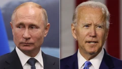 Vladimir Putin and Joe Biden