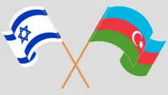 پرچم اسرائیل و جمهوری آذربایجان
