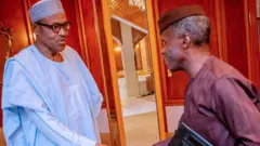 Aarẹ Buhari ati igbakeji rẹ, Osinbajo