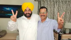ਭਗਵੰਤ ਮਾਨ ਅਤੇ ਅਰਵਿੰਦ ਕੇਜਰੀਵਾਲ