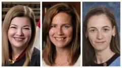 Barbara Lagoa, Amy Coney Barrett e Kate Comerford Todd