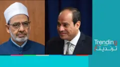 الرئيس المصري وشيخ الأزهر
