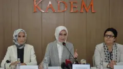 KADEM Yönetim Kurulu Başkan Yardımcılığını Cumhurbaşkanı Recep Tayyip Erdoğan'ın kızı Sümeyye Erdoğan Bayraktar yapıyor