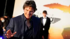 지난달 24일 영화 '탑 건: 매버릭' 일본 시사회에 참석한 주연 배우 톰 크루즈