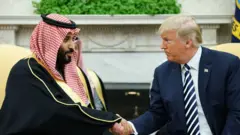 Yarima bin Salman da Trump