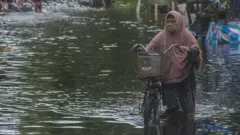 Ibu di Banjarmasin pada Kamis (14/01).