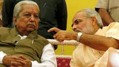 કેશુભાઈ પટેલ અને નરેન્દ્ર મોદી