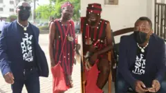 Nigeria human right activist Omoyele Sowore at court