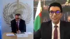 Dr Tedros na Rajoelina