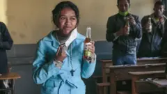 La ministre malgache de l'Education, Rijasoa Andriamanana