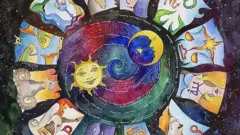 Ilustração dos signos do zodíaco