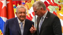 López Obrador y Díaz-Canel