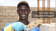 Ablaye Dabo, étudiant et maçon
