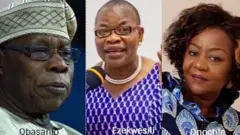 Olusegun Obasanjo, Oby Ezekwesili na Laureta Onochie