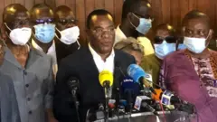 L'opposition ivoirienne en conférence de presse à Abidjan ce 02/11/2020