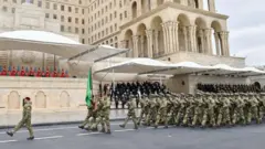 رژه پیروزی در شهر باکو