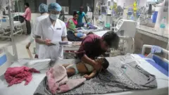 Banyak korban anak-anak yang meninggal di Gorakhpur menderita ensefalitis.