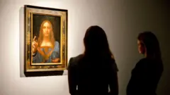 Картина Леонардо да Вінчі "Спаситель світу"