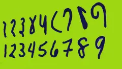 Chiffres indiens du IXe siècle