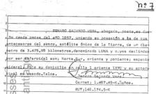 Documento firmado por notario que dice que Jenaro Gajardo Vera es dueño de la Luna.