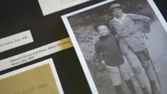 Eduard (left) and Hans Albert Einstein as children