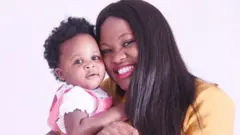 Vese Aghoghovbia'Wolu et sa fille Philly