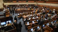الكنيست الإسرائيلي في 22 فبراير/شباط 2023