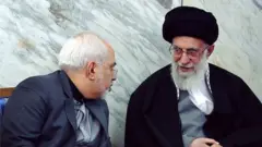 آیت الله خامنه ای و ظریف