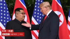 特朗普與金正恩在新加坡聖陶沙會面（12/6/2018）
