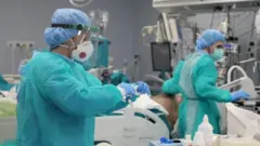 inside Pavia's Hospital 'San Matteo', in Lombardy