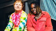 A picture of Ed Sheeran and Fireboy DML
