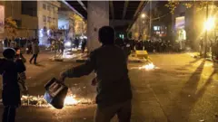 Protesters in Iran