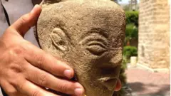 مجسمه آنات، الهه کنعانی، در نوار غزه