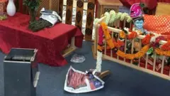 హిందూ దేవాలయంపై దాడి