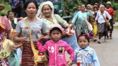 တိုက်ပွဲတွေကြောင့် ထွက်ပြေးနေရတဲ့ စစ်ရှောင်အချို့