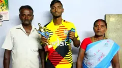 ஹாக்கி வீரர் கோவில்பட்டி அரவிந்த்