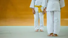 File photo of a judo class