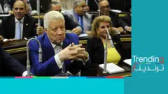 مرتضى منصور داخل مجلس النواب المصري