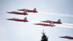 Patrouille Suisse aircraft