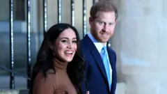 El príncipe Harry y Meghan.
