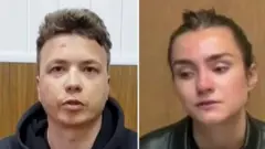 Roman Protasevich and Sofia Sapega
