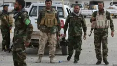 مقاتلون سنة في الحشد الشعبي