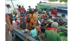 တိုက်ပွဲတွေကြောင့် နေရပ်က စွန့်ခွာ ထွက်ပြေးကြသူတွေ