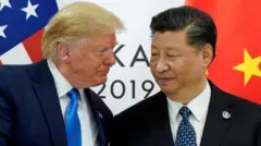 US President Donald Trump wit China President Xi Jinping