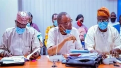 Asuu leaders during meeting wit goment officials