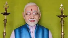 நரேந்திர மோதிக்கு கோயில் கட்டிய திருச்சி விவசாயி