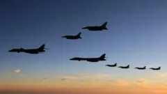 Japanese F-2 fighters in joint exercises with US off Kyushu island - November 2022
